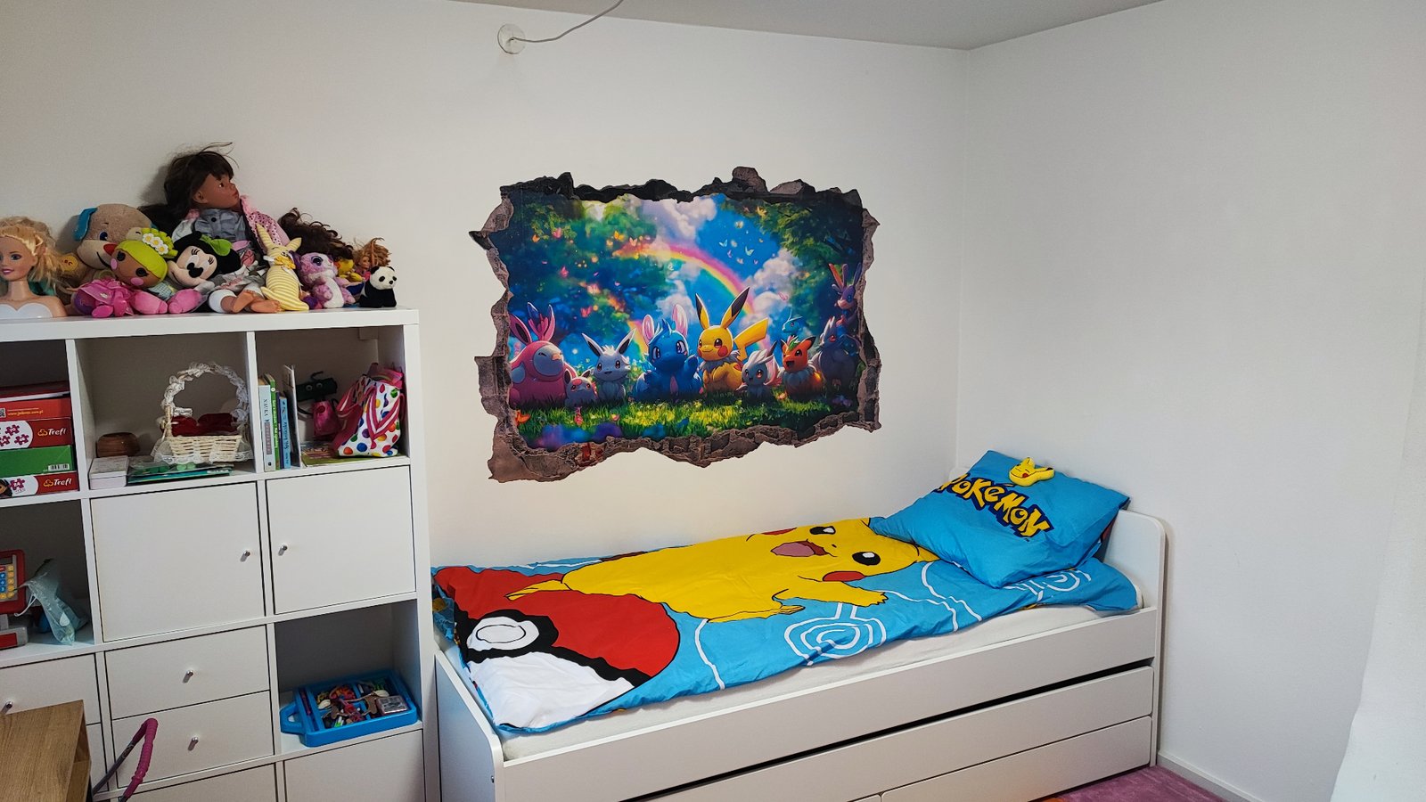 Pokémon-væg på børneværelse – vægprint (Privat hjem)